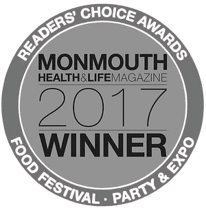 2017 Monmouth Health & Life Magazine Readers’ Choice Award badge for Food Festival.