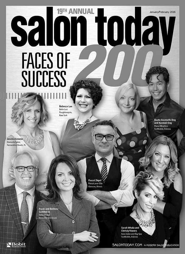 Salon Today magazine cover featuring the 19th Annual Faces of Success edition.