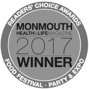 2017 Monmouth Health & Life Magazine Readers’ Choice Award badge for Food Festival.