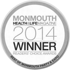 Monmouth Health & Life 2014 Readers' Choice Award Winner badge.