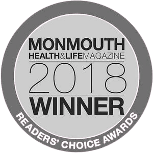 Award badge: Monmouth Health & Life Magazine 2018 Readers' Choice Winner.
