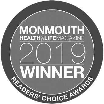 Monmouth Health & Life Magazine 2019 Readers' Choice Awards Winner badge.